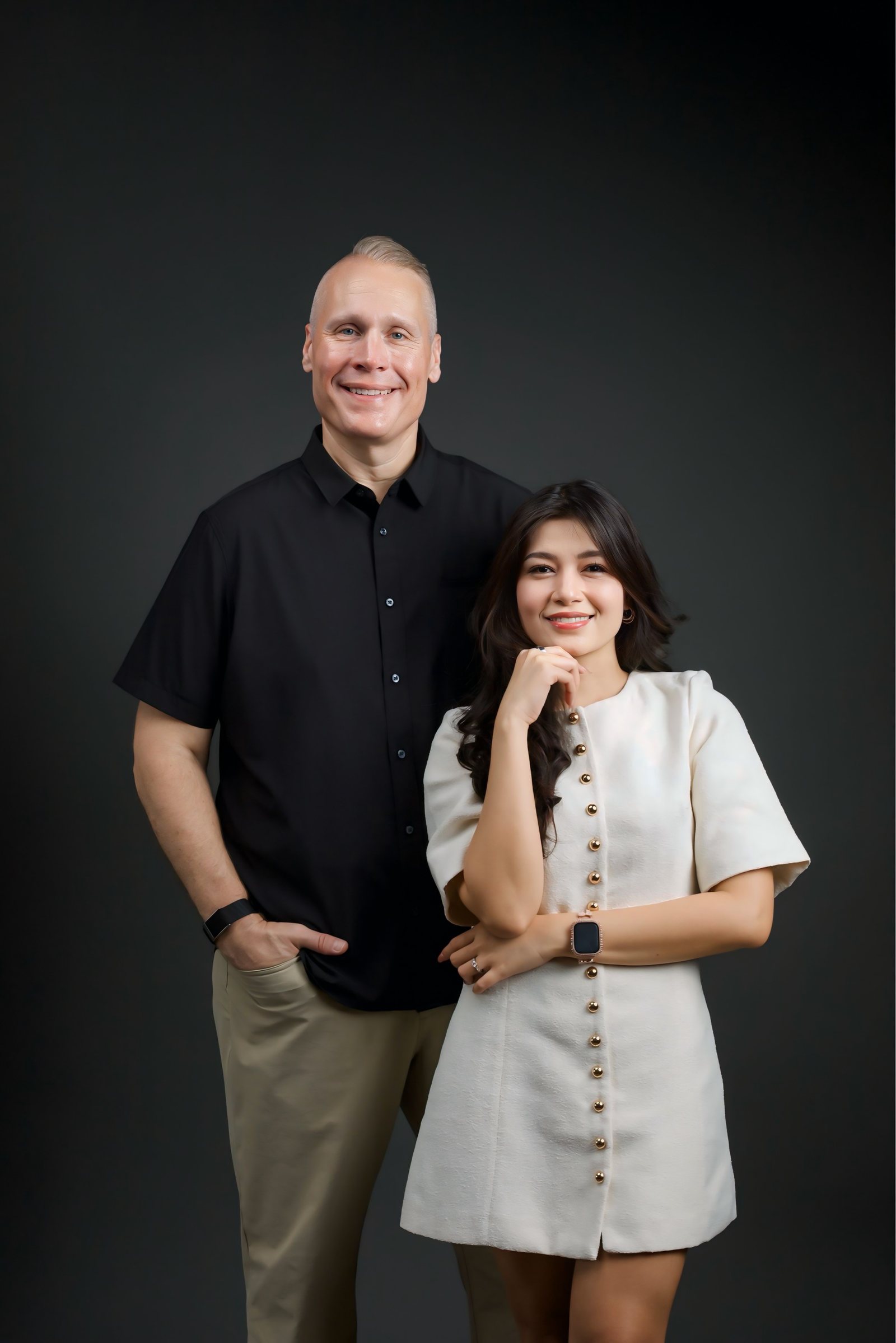 Aereach founder Tim Bonnell with strategic partner Jolina Brillo.